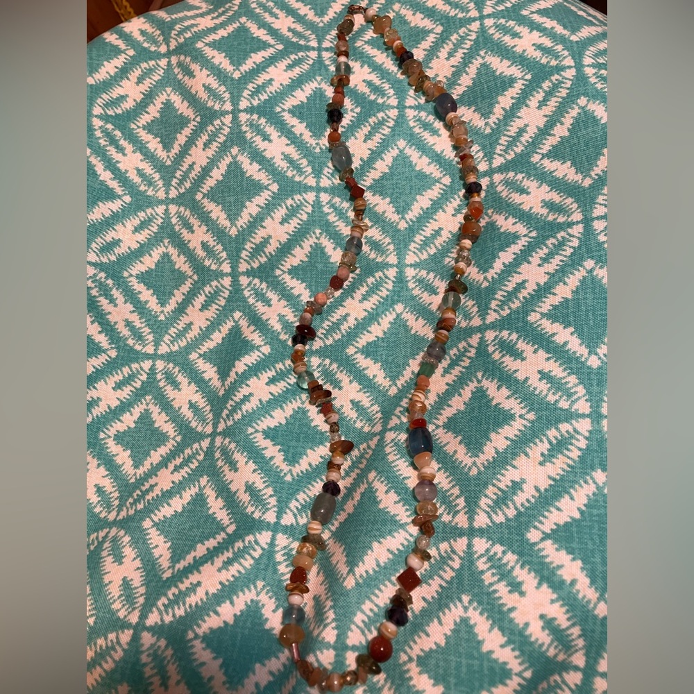 Extra long 1920’s style necklace with crystal beads - NWT